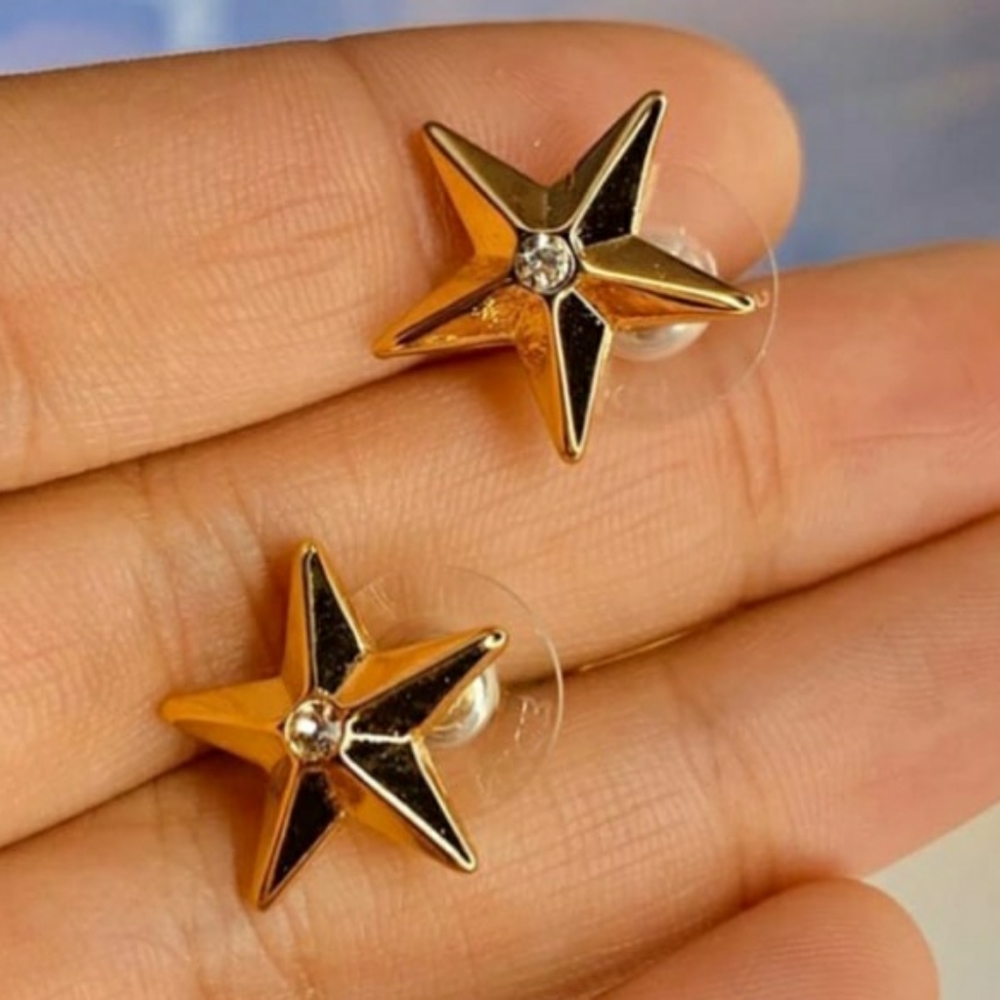 Gold plated earings 18k